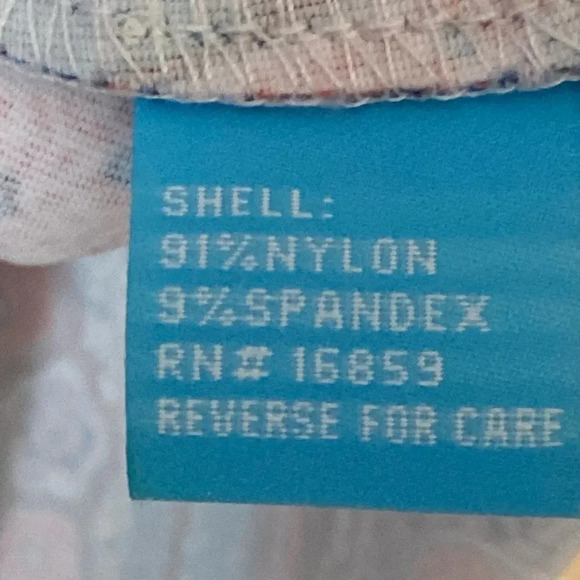 J. McLaughlin Catalina Cloth Top Women's L 3/4 Sleeve Crewneck Paisley USA EUC - Picture 4 of 6